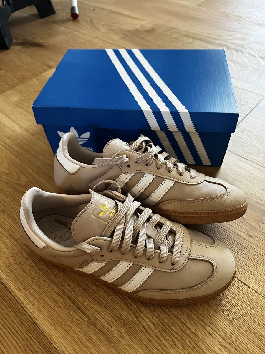 Adidas Damenschuhe: Adidas Samba Sneaker Beige – Gebraucht aus Wölflinswil von iam_g9gb