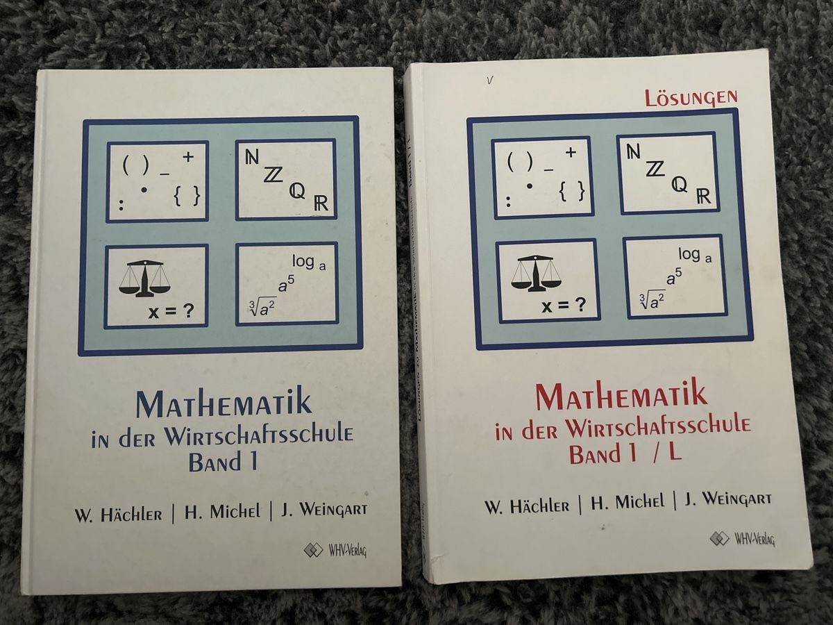 Libri: Mathematik in der Wirtschaftsschule Band 1 – Usato da Dietlikon venduto da ade_sk8v