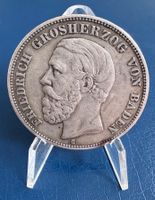 Friedrich Grossherzog von Baden 5 Mark 1876 G, Kaiserreich
