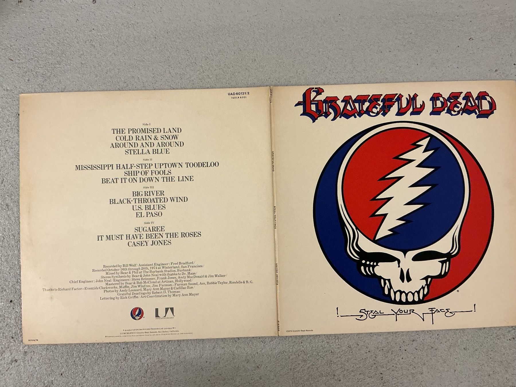 Dischi in vinile: Grateful Dead 2-LP - Steal Your Face – Usato da Winterthur venduto da Tumko-Vinyl