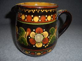 Keramik Krug "Bauernmalerei"