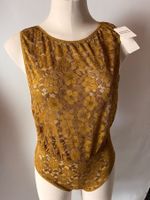 SIMONE PÉRÈLE, Body, Grösse 40 (3), Farbe Braun/Goldstich