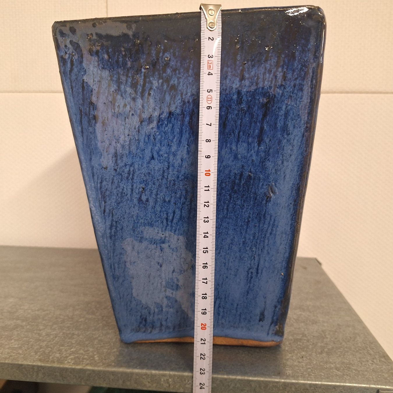 Vasi per fiori: Blumentopf; Übertopf; Keramiktopf, Topf blau – Usato da Spreitenbach venduto da misi.m 5