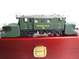 Edelweiss,Ge 4/4 82 Wiesel Bernina-Kroki+grossem Schneepflug