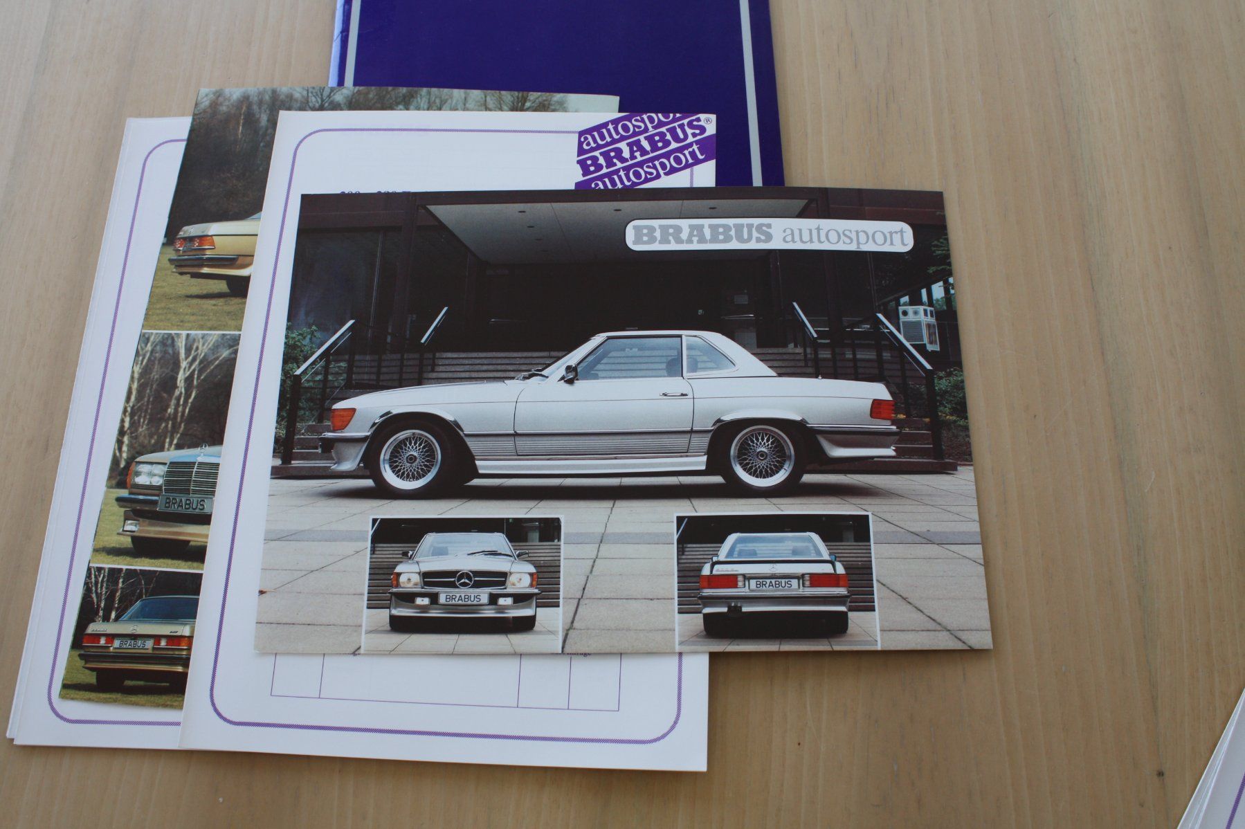 Brabus Documenti: BRABUS Prospektmappe mit Preislisten Tuning 8/1984 – Usato da Wikon venduto da erwin400 6
