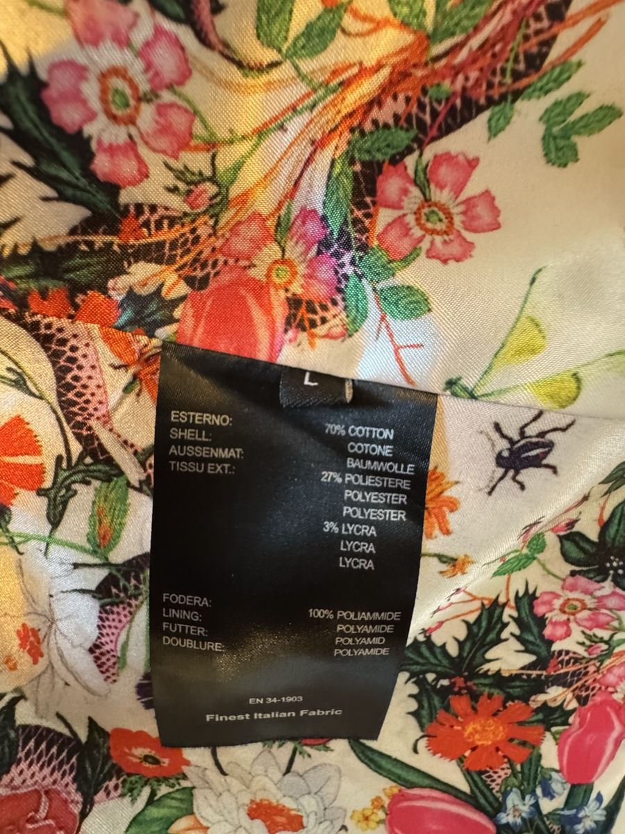 Jacken: Damen Blazer Rot Gr. L mit floralem Satinfutter – Neu (gemäss Beschreibung) aus Weisslingen von lar_r9qr 2