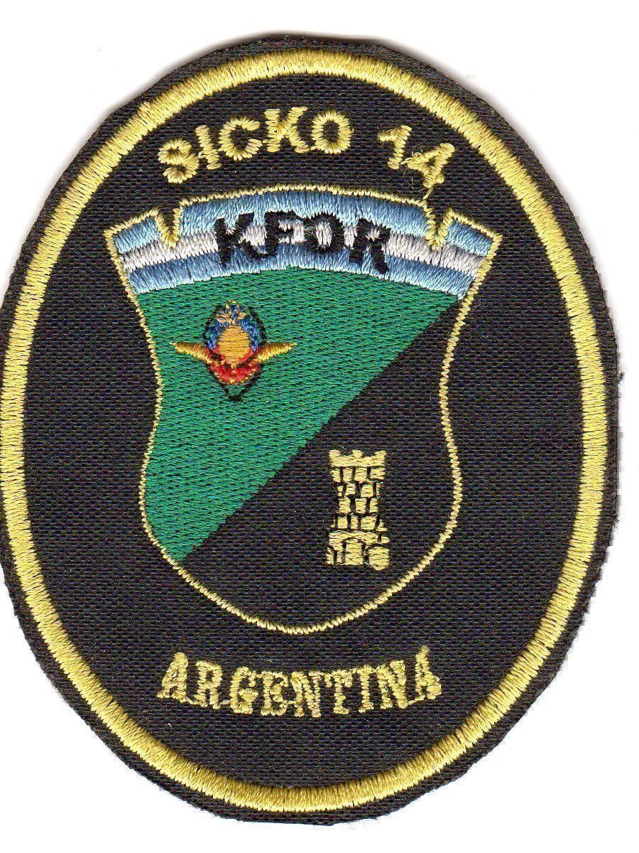 Placchette & Badge: Badge ARGENTINIEN KFOR SICKO 14 – Usato da Erlinsbach venduto da S700