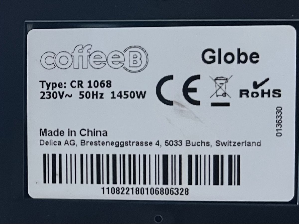 Coffee B Macchine per caffè & Macchine per espresso: Machine à café Globe CoffeeB - CR 1068 - Parfait état  – Usato da Le Lieu venduto da adr_g8tt 1