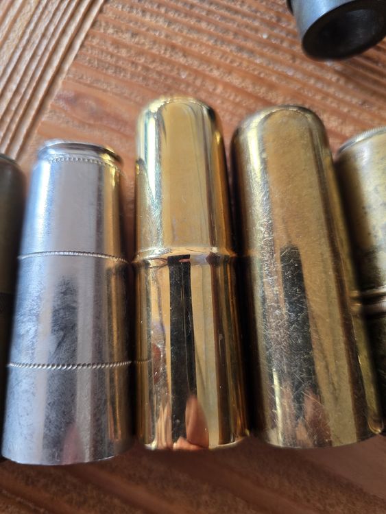 Lot de 9 couvre-becs vintage pour saxophone – Selmer, Berg L (Gebraucht ...
