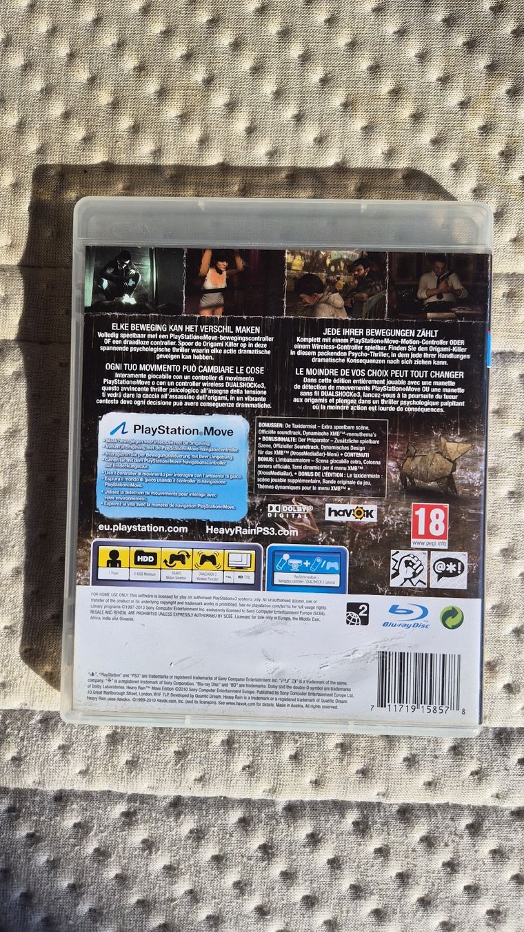 Sony Spiele: Heavy Rain Move Edition PS3 occasion – Gebraucht aus Aven von kaotiks444 1