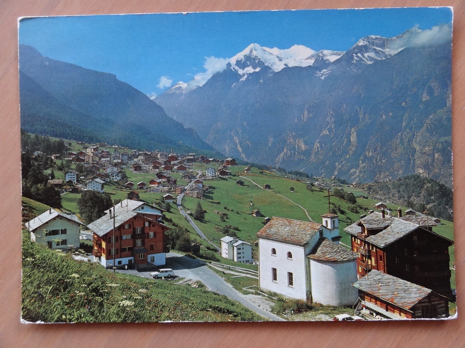 Cartoline postali: Grächen - 12.06-1973 – Usato da St Léonard venduto da Riglin