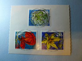 2012 Dauermarken Gemüseblüten ET Vollstempel 1424-1426