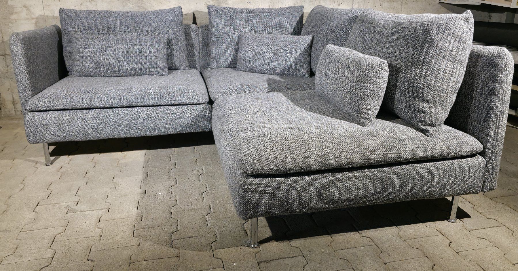 Divani: IKEA SÖDERHAMN modulares Sofa Wohnlandschaft in Grau – Usato da Affeltrangen venduto da Szafaoli