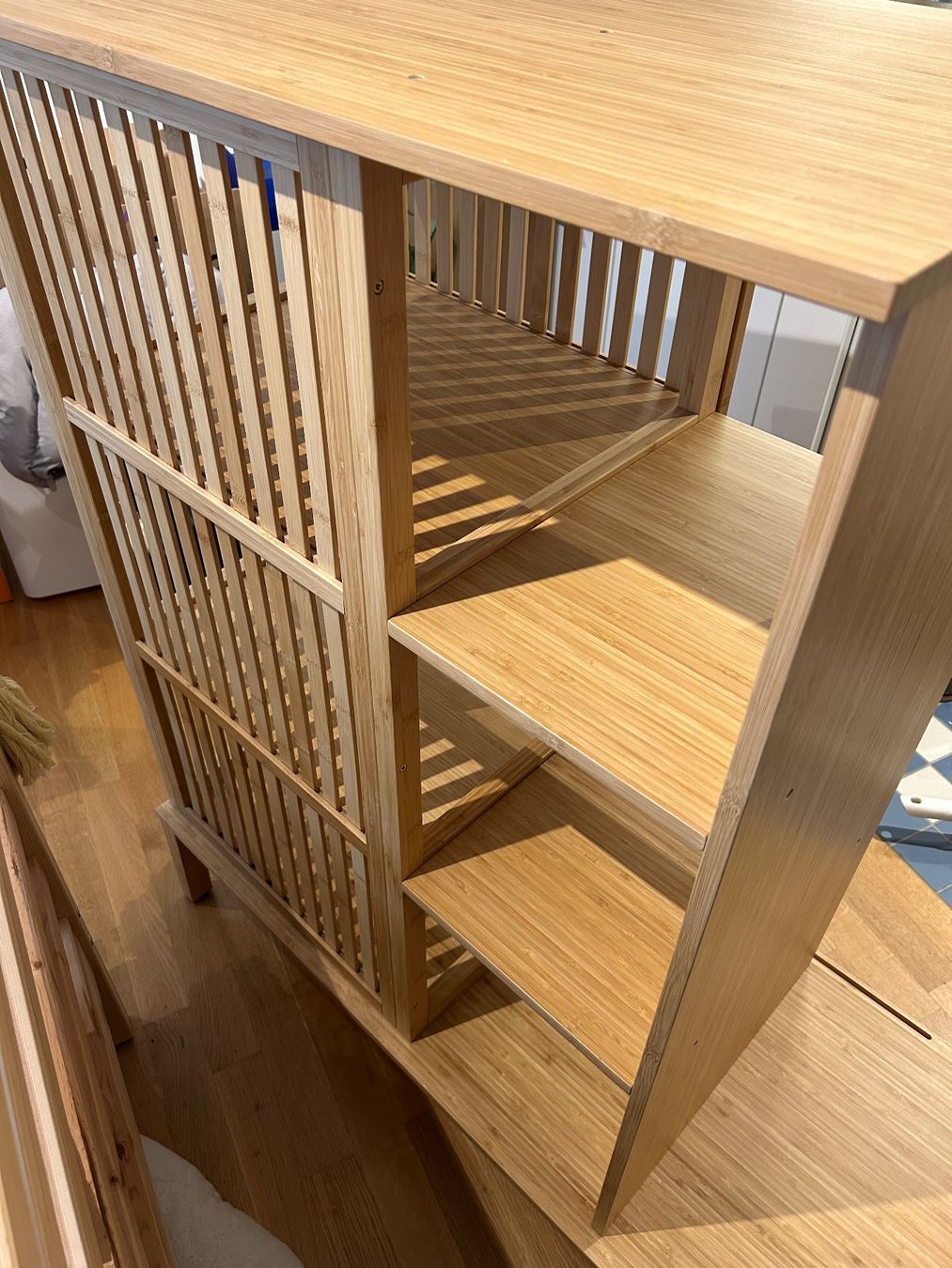 IKEA NORDKISA Bambus Kleiderschrank, wie NEU (Gebraucht) in Zrich fr CHF  95  nur Abholung auf Ricardo kaufen
