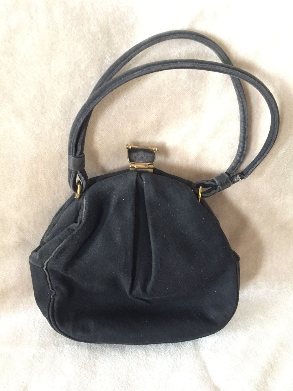 Borse da donna: Vintage Kleine Leder Handtasche – Usato da Schaffhausen venduto da vintageville 6
