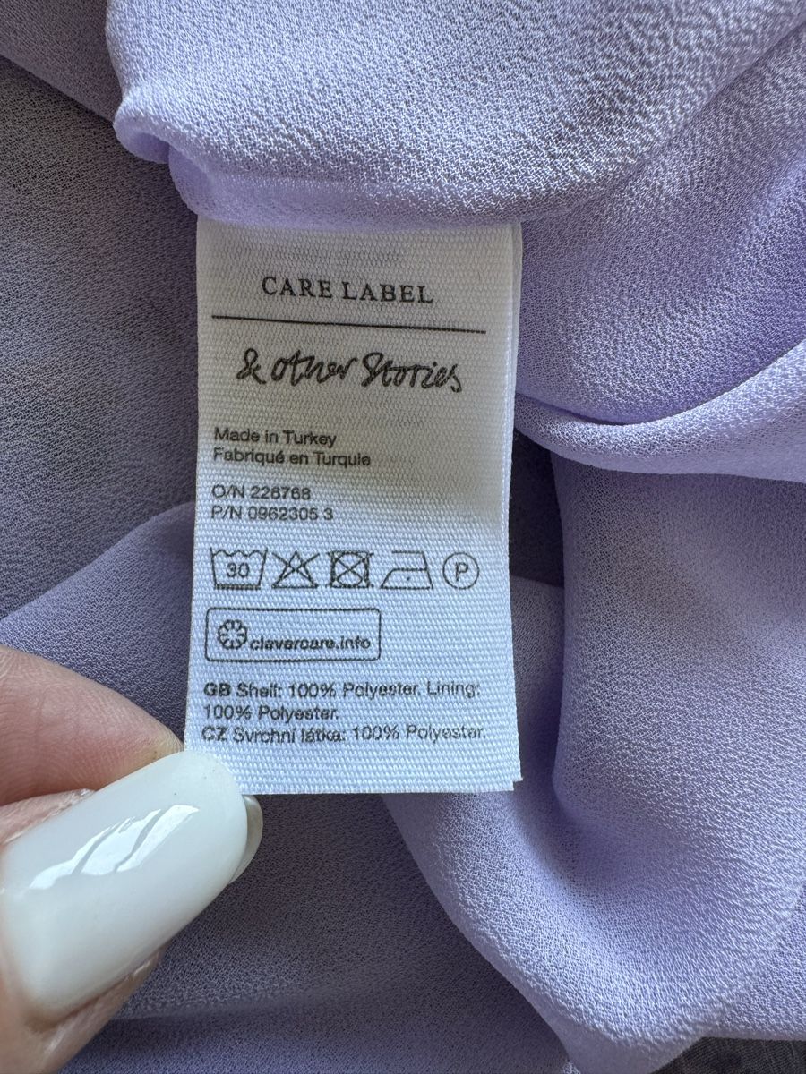 Other Stories Kleider: Robe &Other Stories, lilas imprimée léopard, taille 36. – Neu (gemäss Beschreibung) aus Morges von sandy069 5