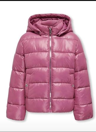 Winterjacke 152 ONLY Kids,  Red Violett Neu