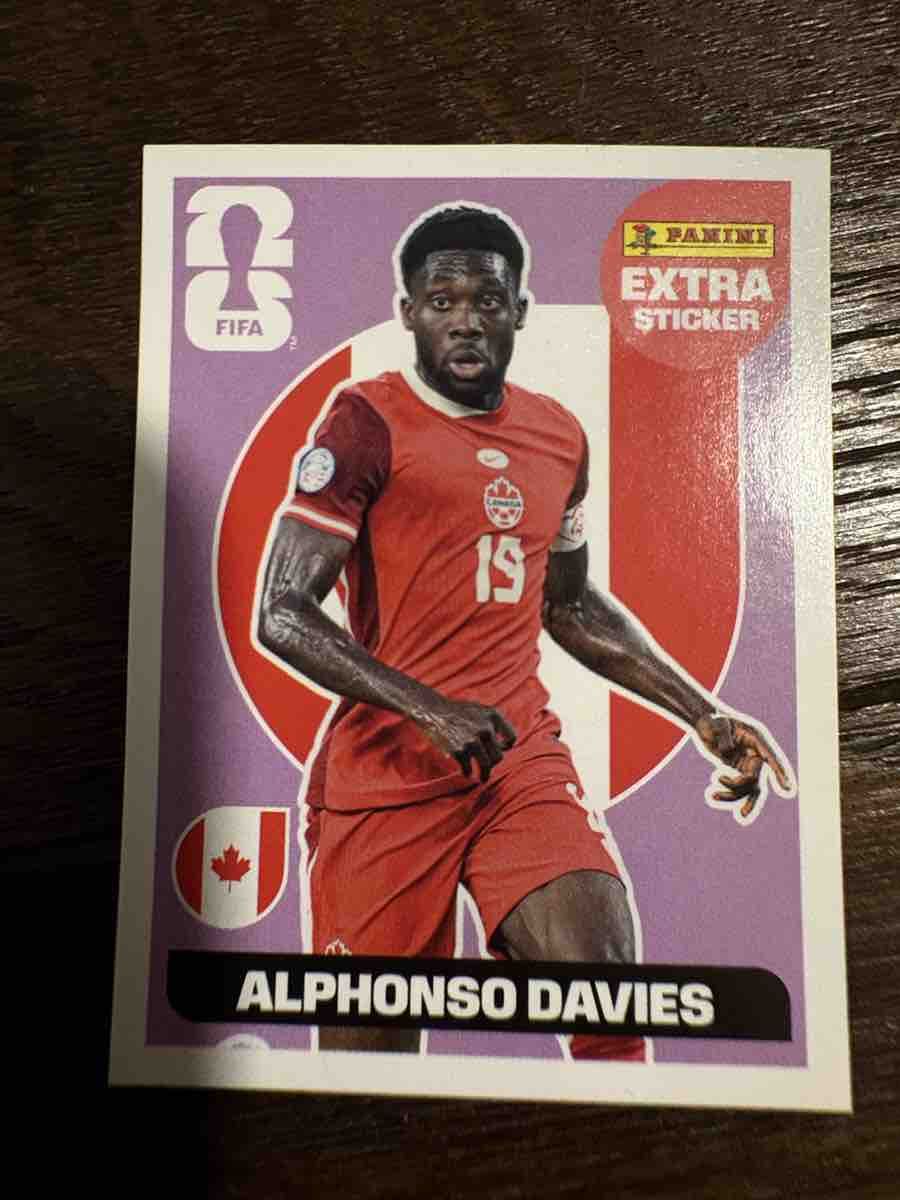 Panini Carte collezionabili: Extra Sticker regular Davies  neuf – Nuovo (secondo la descrizione) da St-Sulpice VD venduto da dxf_rny9