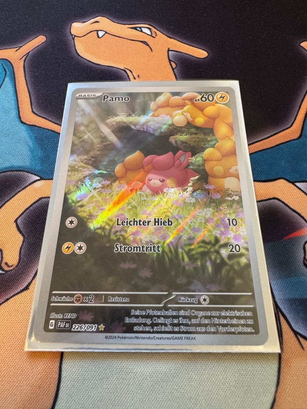 Pokémon Sammelbilder & Trading cards: Pamo (PAF 226) - Paldeas Schicksale – Neu (gemäss Beschreibung) aus Bülach von Pfrenzel