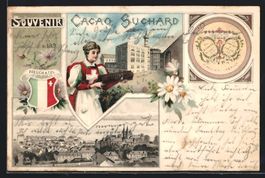Litho Neuchatel, Kakao Suchard, Dame in 