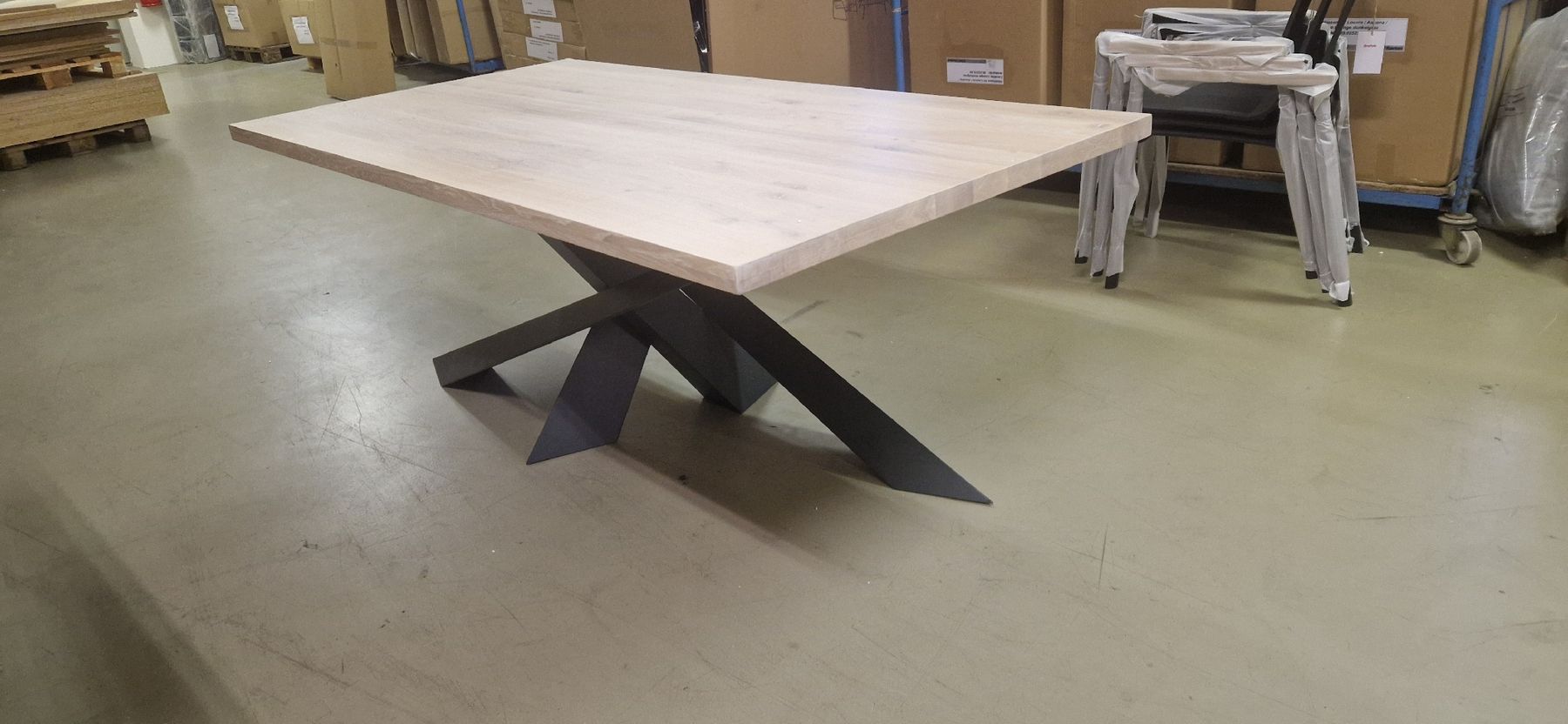 Tavoli: Tisch neu Eiche massivholz 200x100cm – Nuovo e nell'imballaggio originale da Lützelflüh-Goldb venduto da Rampenverkauf_72_ 7