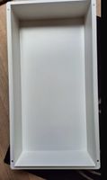 Wandnische aus Edelstahl, weiss