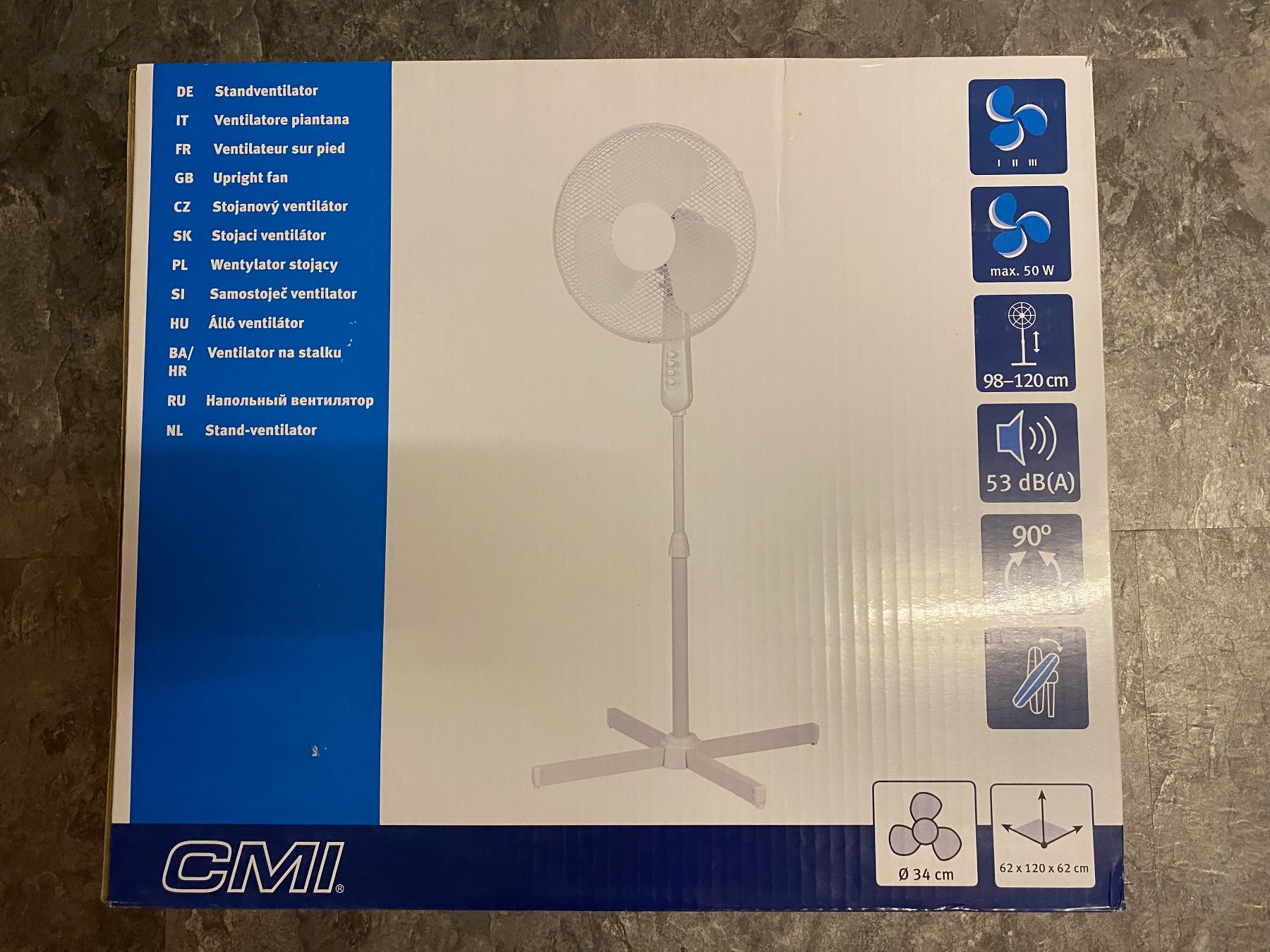 Ventilatori: Standventilator NEU und OVP – Nuovo e nell'imballaggio originale da Widnau venduto da Loretman