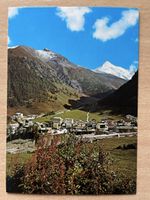 Alte Postkarte Samnaun mit Muttler 1984 frankiert