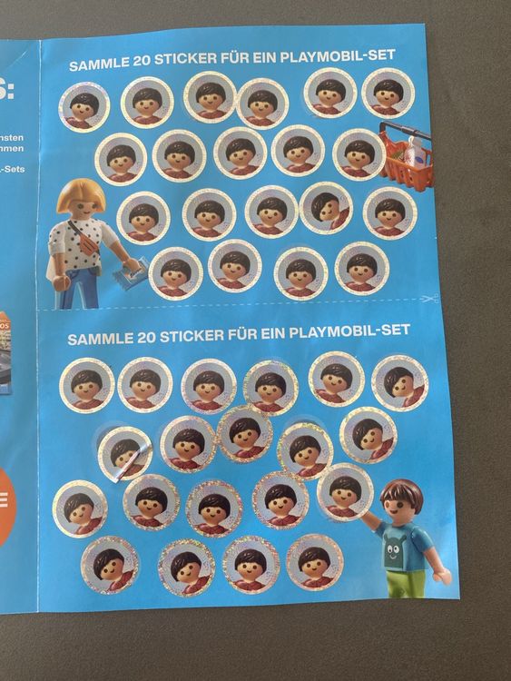Playmobil Mania Stickers 40 Stück/2 volle Karten | Kaufen auf Ricardo