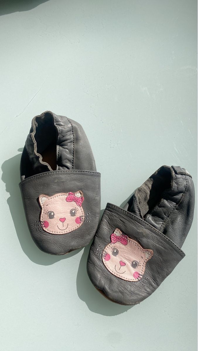 Scarpe per ragazzi: Leder Lauflernschuhe Grösse 16/17 – Usato da Baden venduto da nicolenia