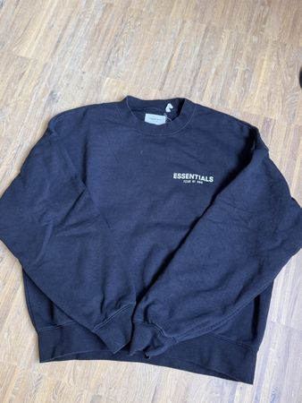 Sweatshirt Essentials Fear of God black Grösse M neu