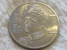 Henri Guisan 5 Franken Gedenkmünze 1939-1989