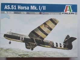 Neu OVP Italeri 1116 AS.51 Horsa Mk.l/ll RAF 🇬🇧 1:72
