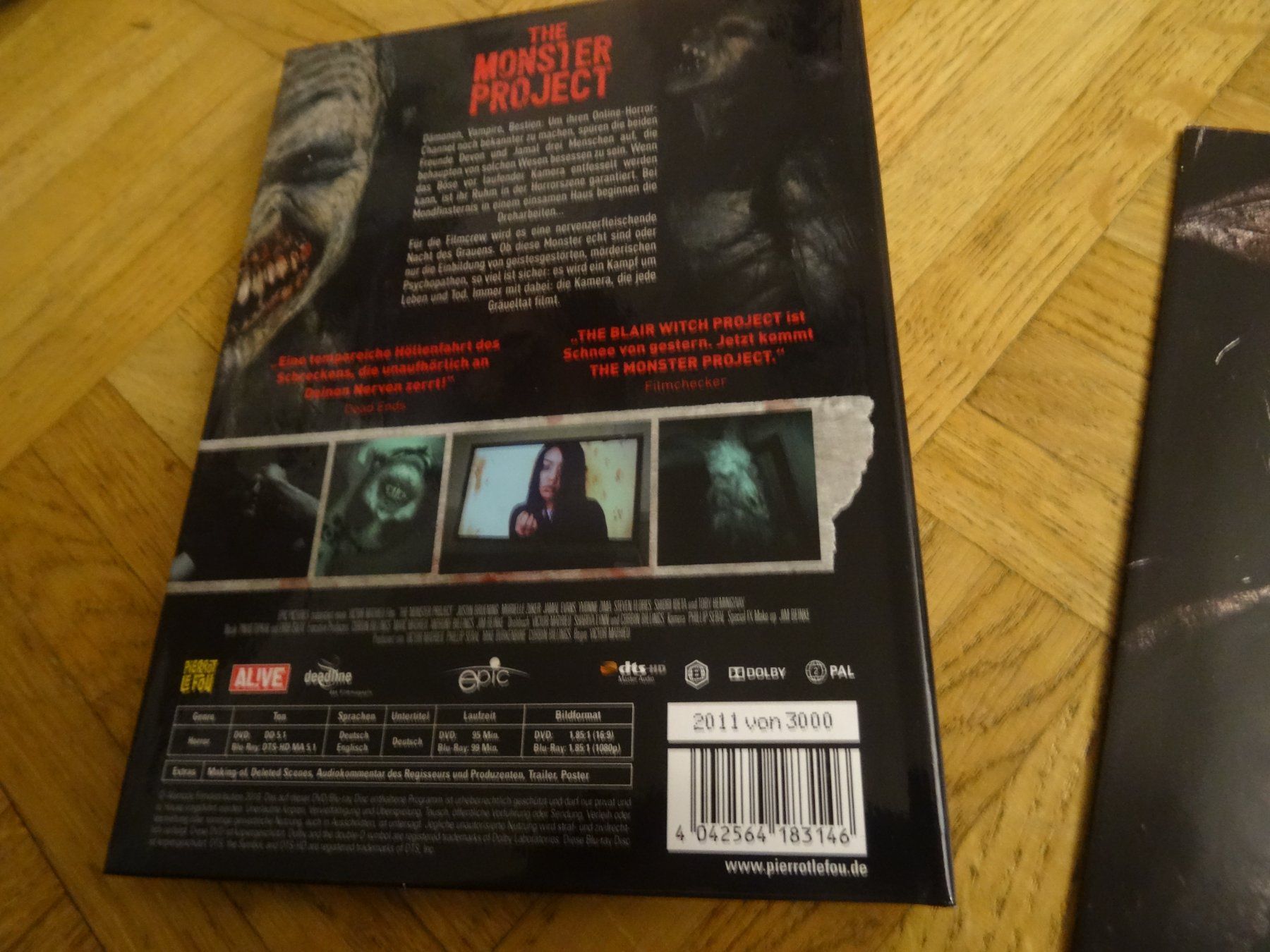 Alle DVDs: The Monster Project Mediabook BLU-RAY / DVD – Gebraucht aus Olten von Disc-Verkauf 3