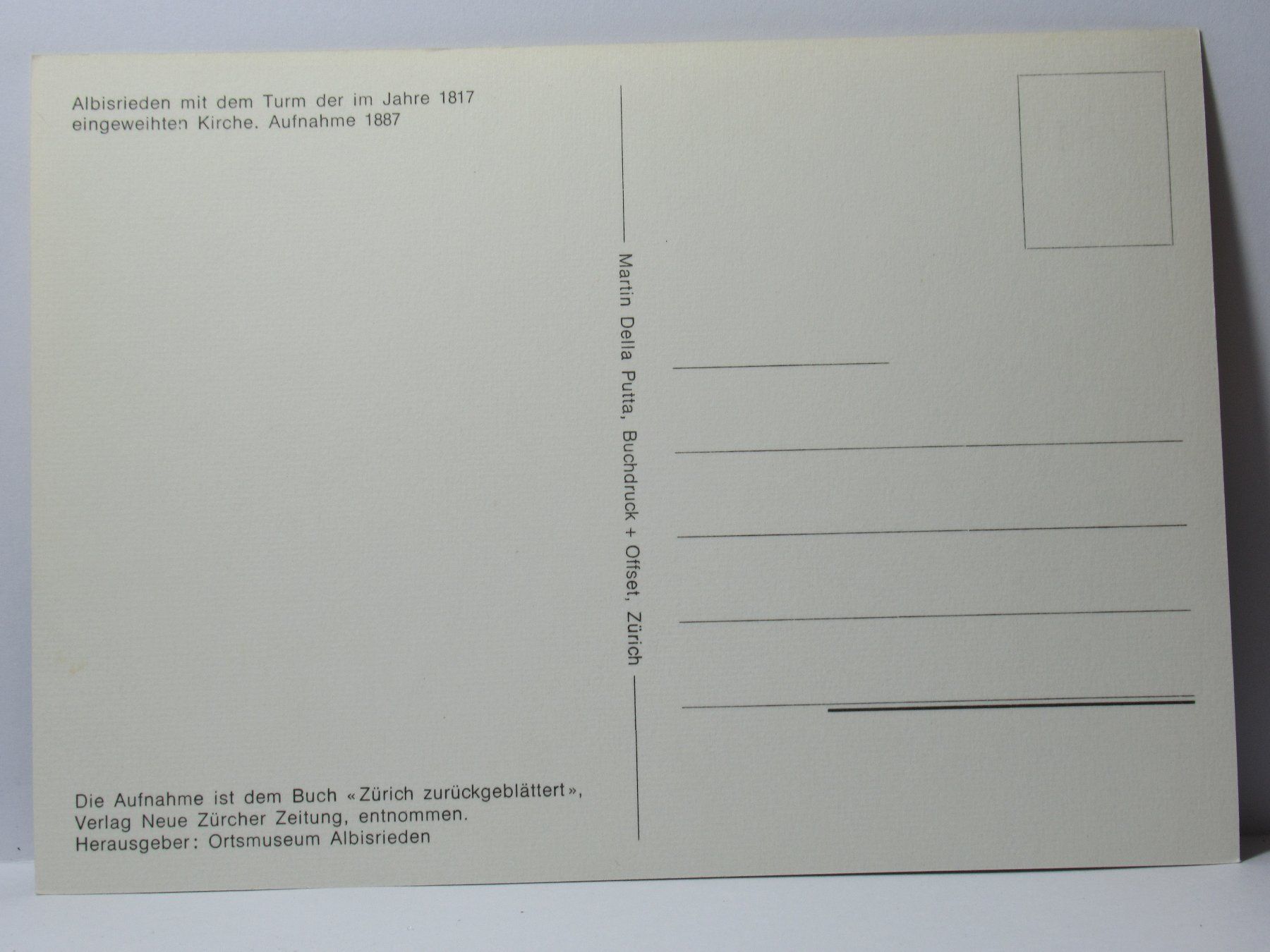 Cartoline postali: Albisrieden , Kirche – Nuovo (secondo la descrizione) da Grenchen venduto da Bluemchen1900 2