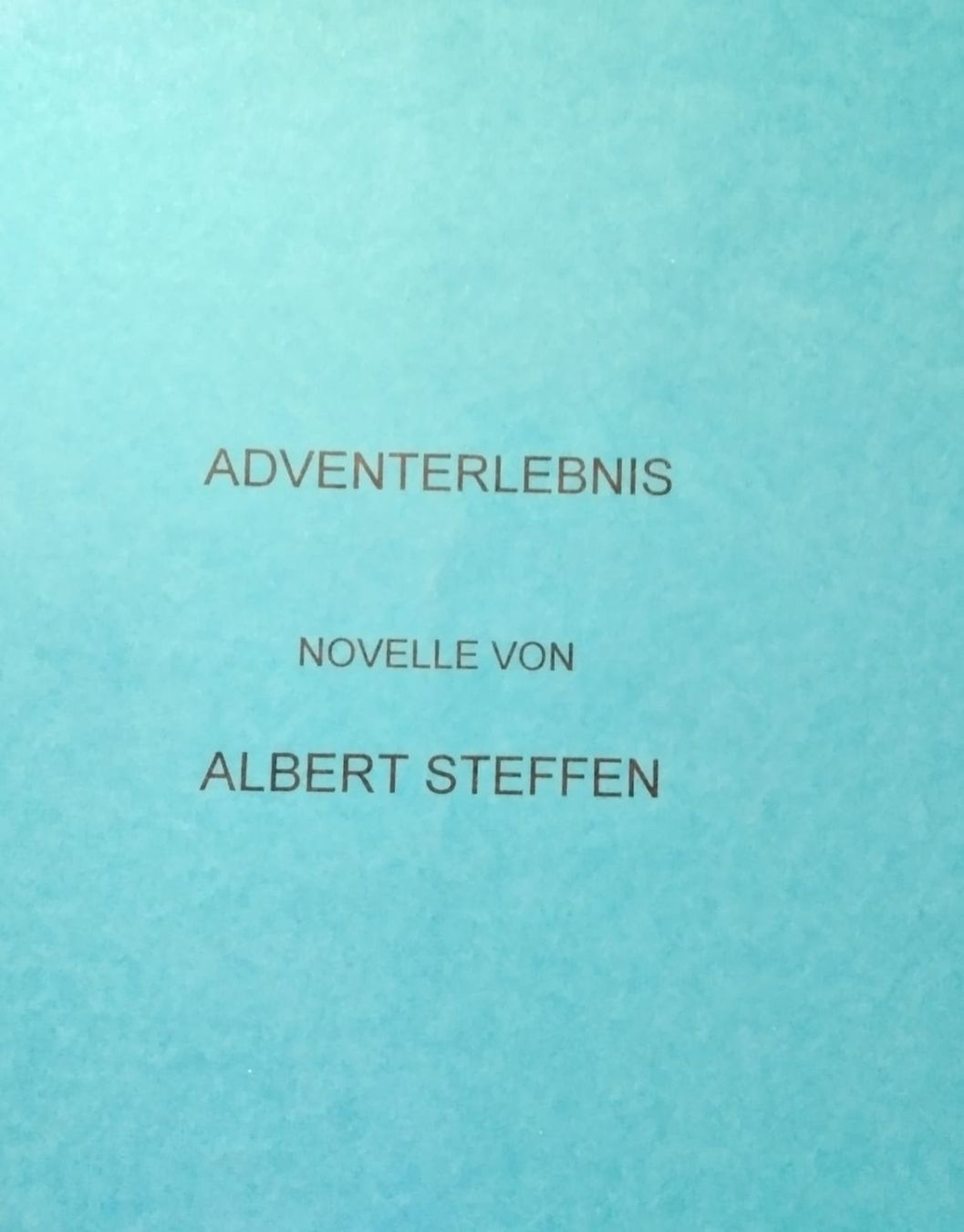 Libri: ADVENTERLEBNIS Novelle von Albert Steffen ADVENT Heft – Usato da Zürich venduto da Flitzi2005