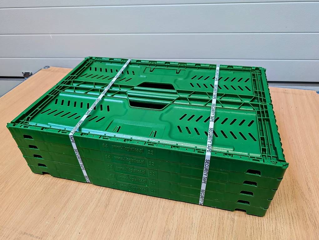 Gastlando Obstkiste Gemüsekiste Klappbox 60x40x11,5 Cm – 10 Stück Kunststoff-Sparset Für Gastronomie
