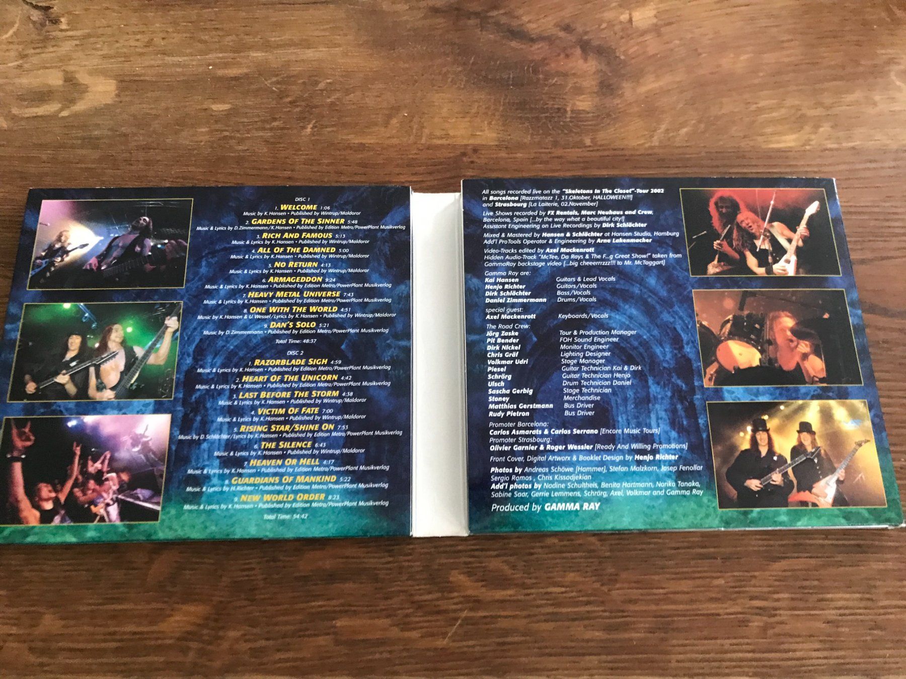 CDs: GAMMA RAY - Skeletons in the Closet - 2CD - Enhanced – Gebraucht aus Buchs AG von Archie 1