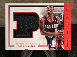 NBA Damian Lillard RC Game Used !