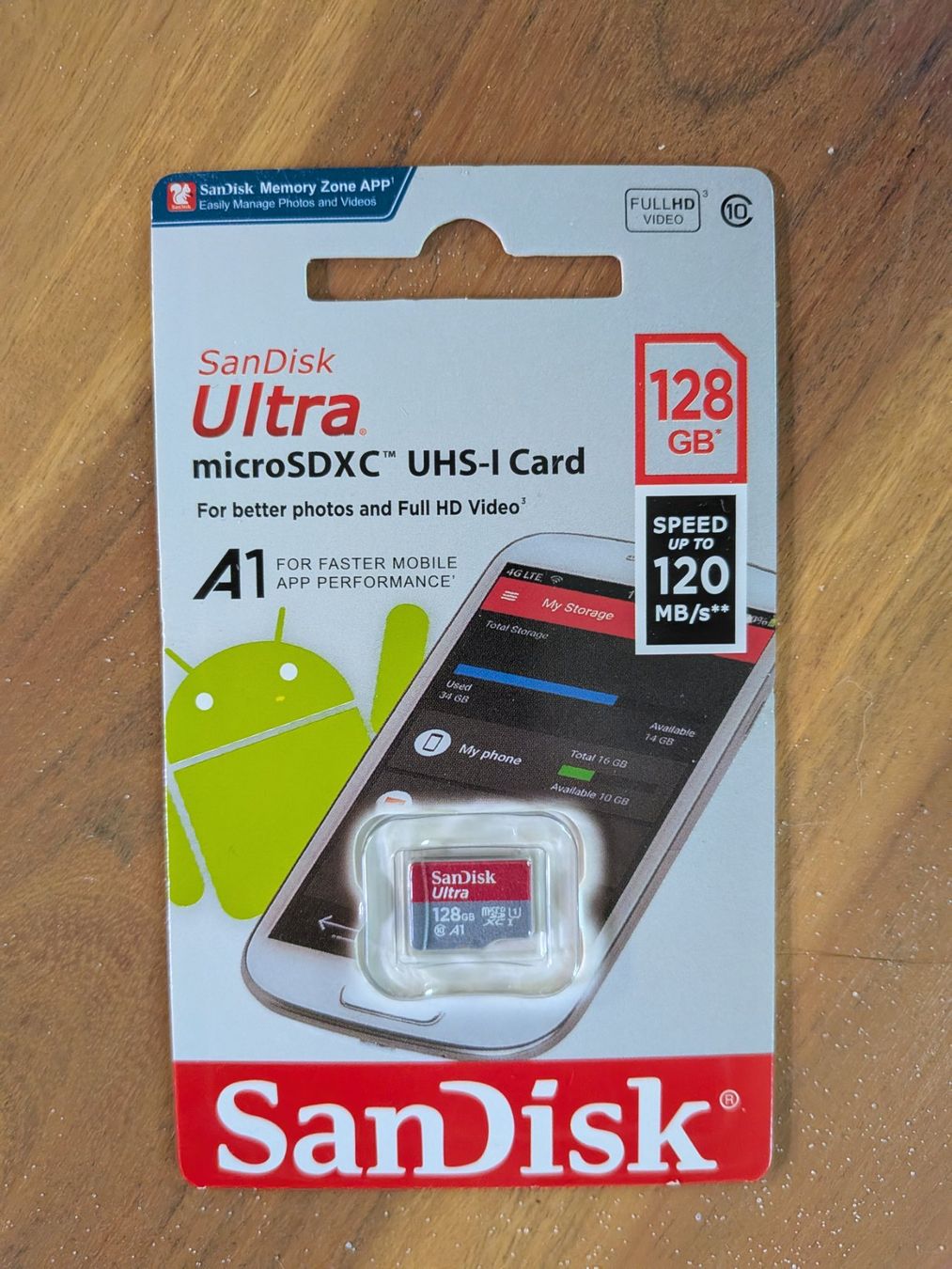 Sandisk Speicherkarten: SanDisk MicroSD 128 GB – Neu und originalverpackt aus Basel von sd-profi 2