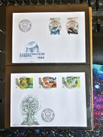 FÜRSTENTUM LIECHTENSTEIN  1988/89 FDC VOLLSTEMPEL