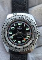 Montre plongé Primat mécanique cadran noir 38 mm bon état