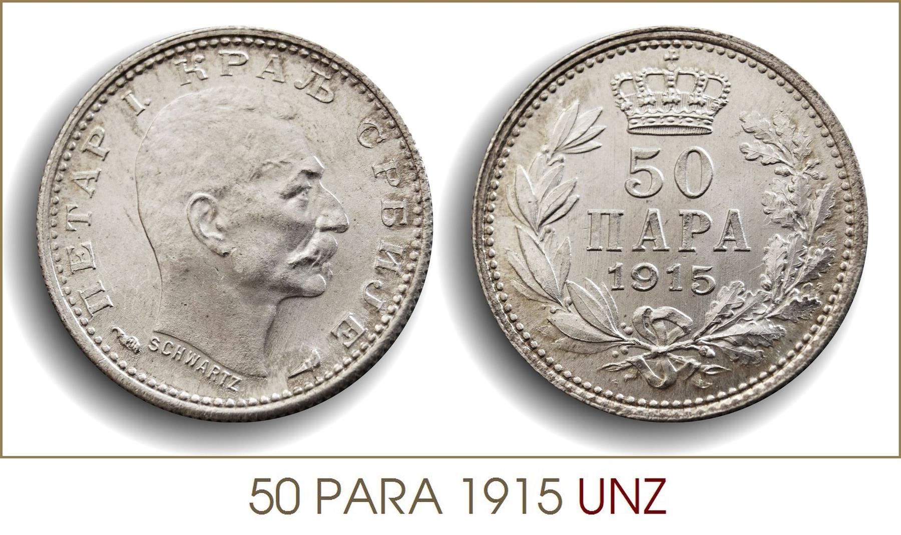 Alle Münzen: 50 Para 1915 UNZ Lot 2 – Neu (gemäss Beschreibung) aus Flamatt von samowarow