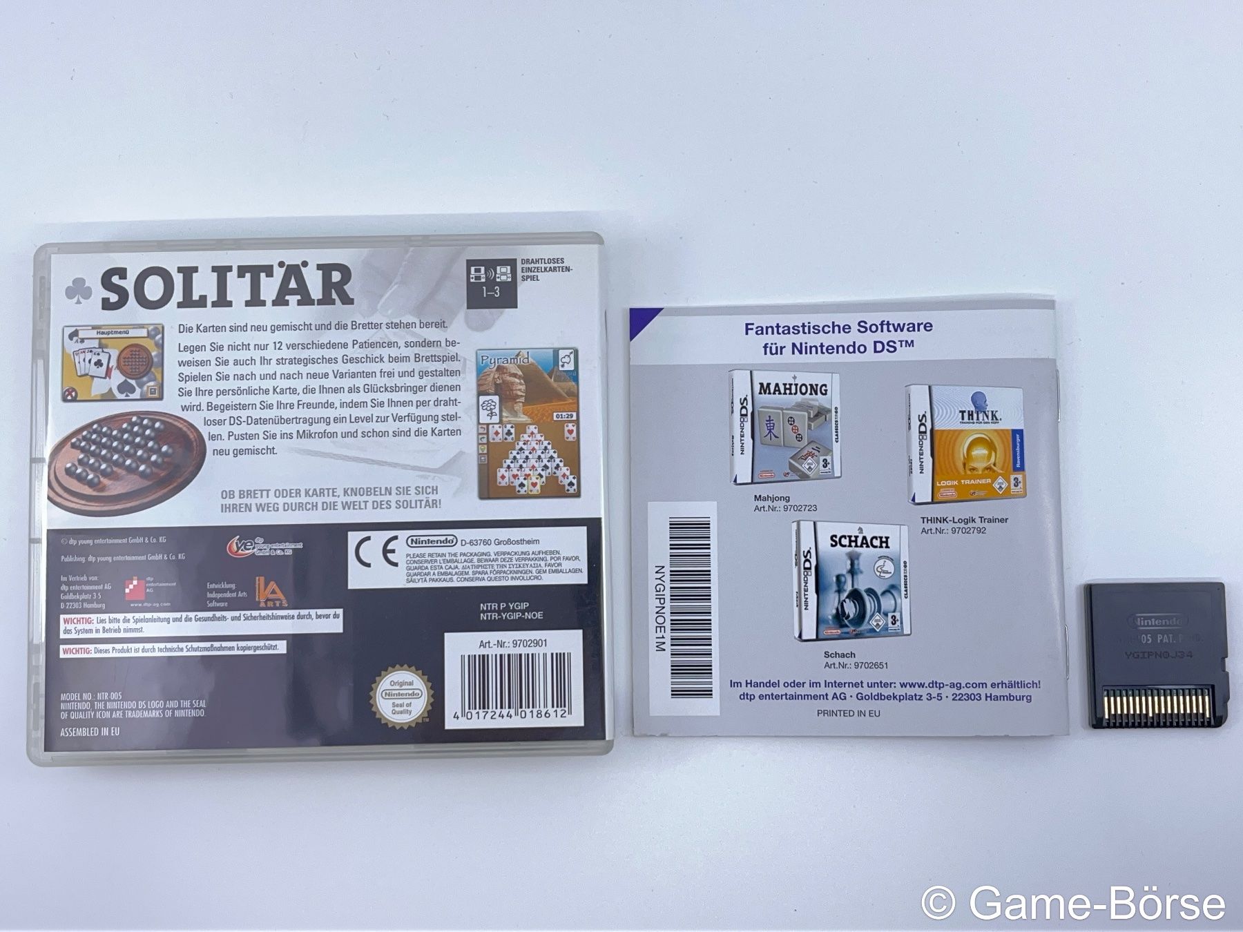 Nintendo Giochi: DS Solitär – Usato da Stettfurt venduto da GameBoerse 1