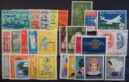 Niederlande Kat. 730-759 **/* 1959/60 Kat. 81 Euro