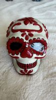 Authentic Hand-Painted Mexican Talavera Skull – Handmade Art