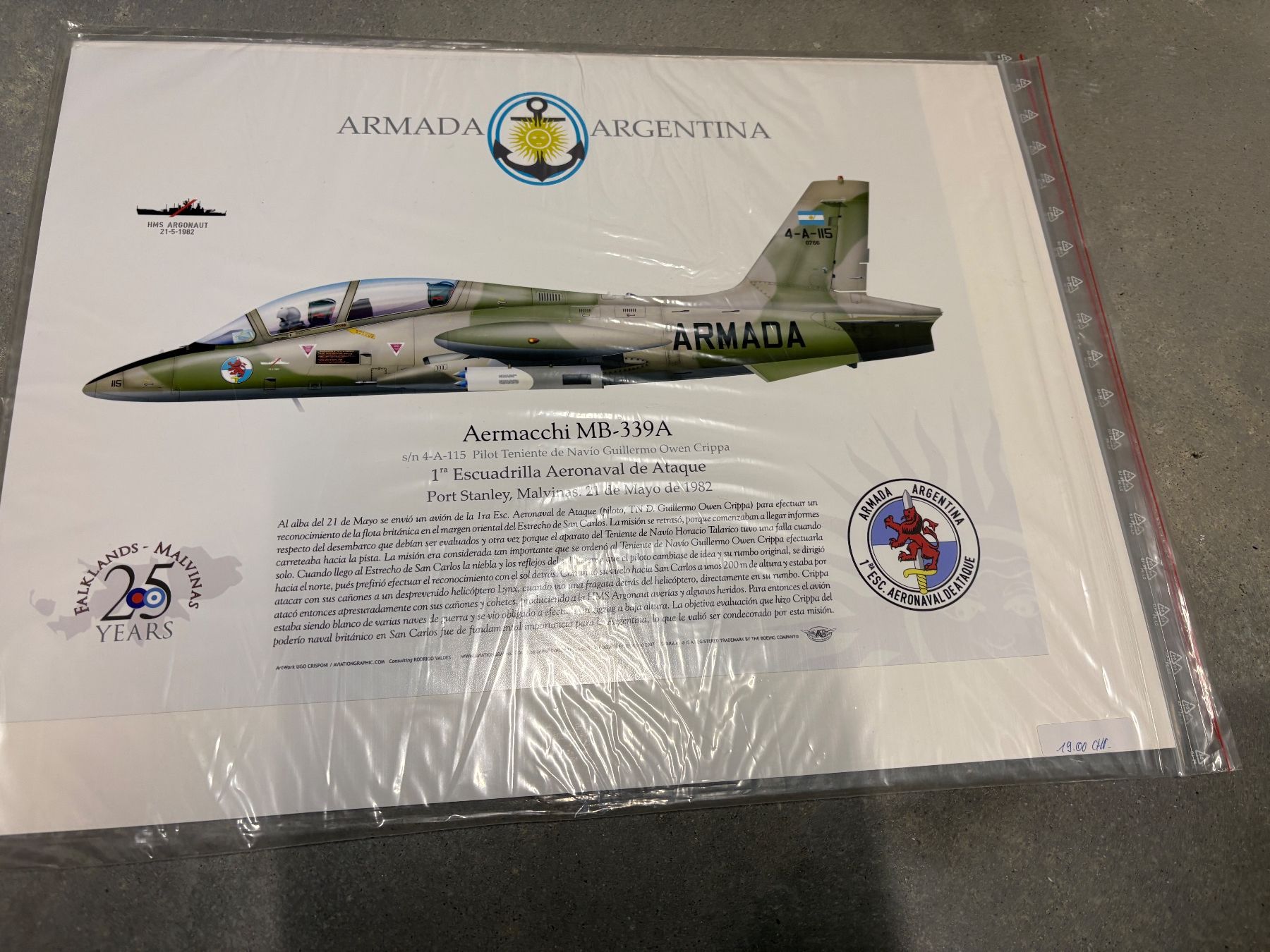 Modellbausätze & Standmodelle: ARGENTINA AERMACCHI MB-339A PRINT – Gebraucht aus MÜHLEDORF/SO von tru_wsv8