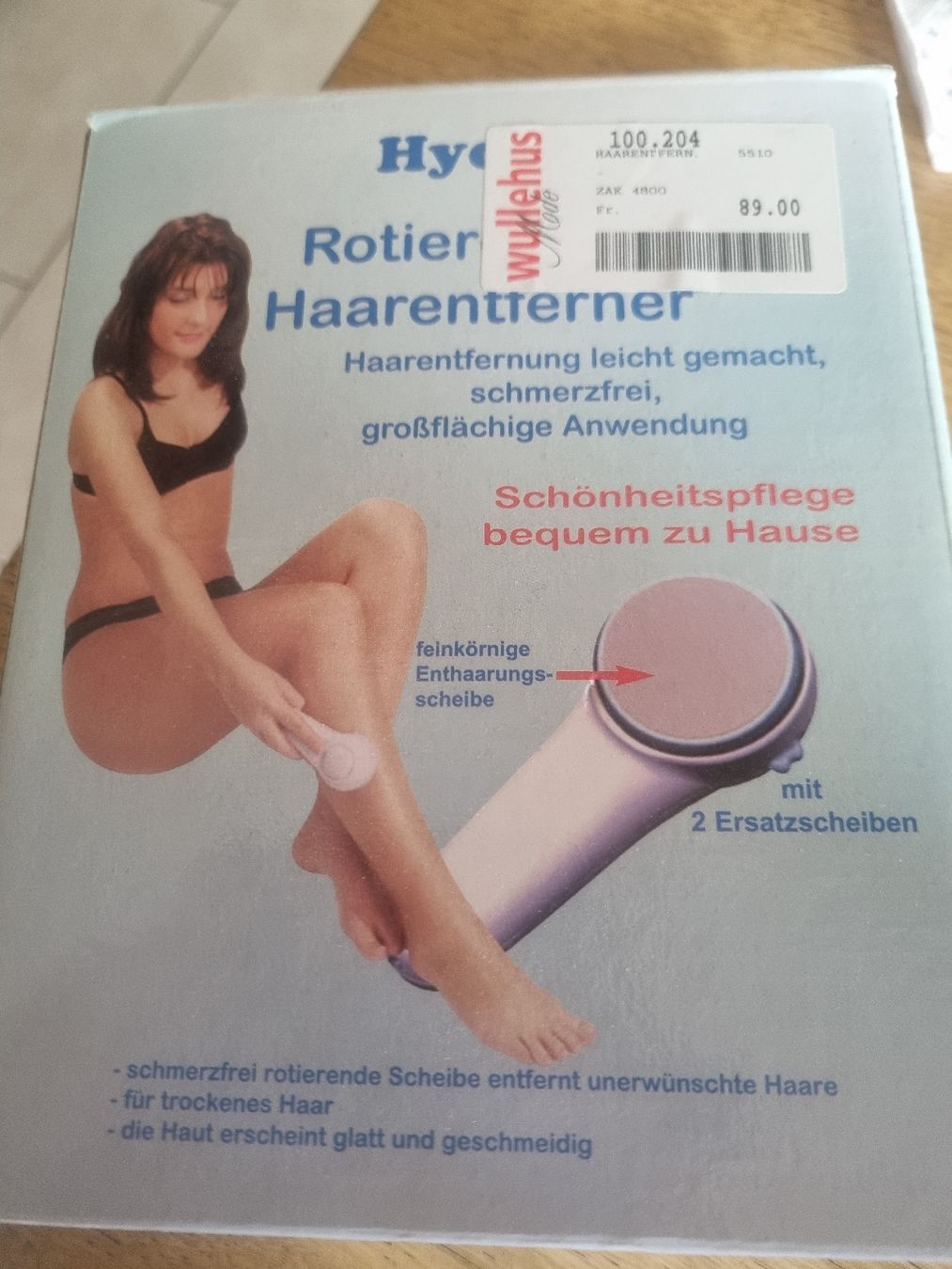 Epilatori: Hydas Haarentferner – Nuovo e nell'imballaggio originale da Thun venduto da steffu