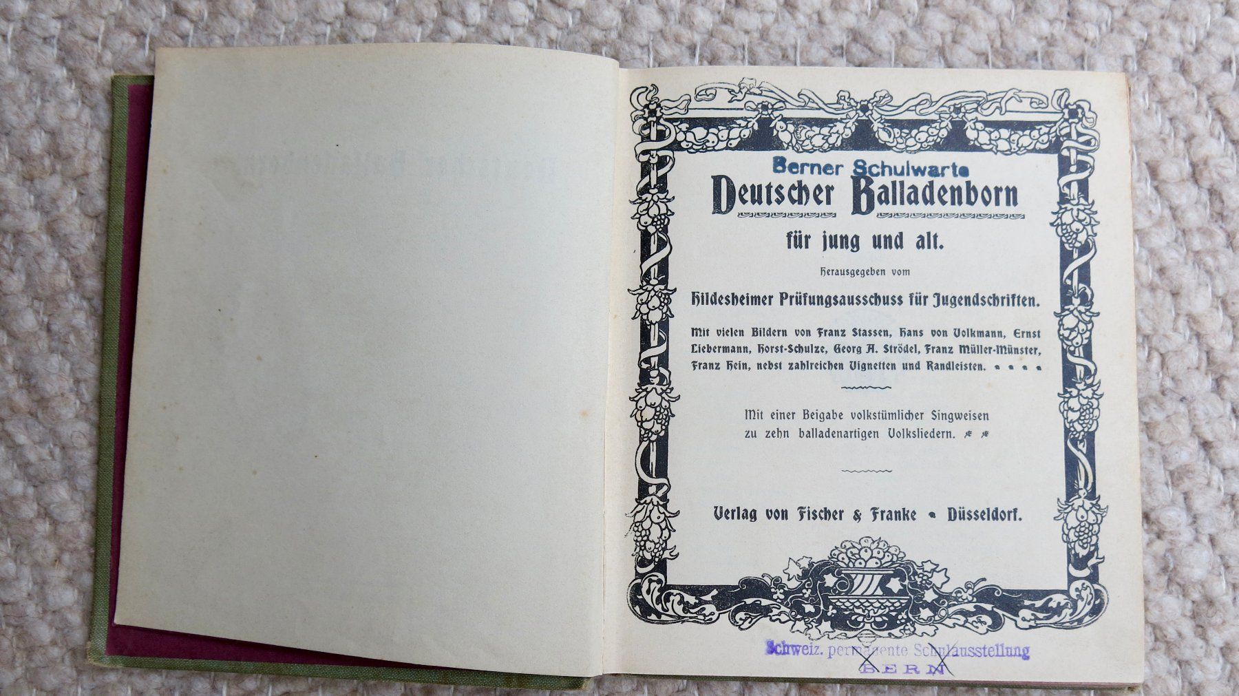 Libri: Deutscher Balladen Born – Usato da Schwanden i. E. venduto da Magnolia88 9
