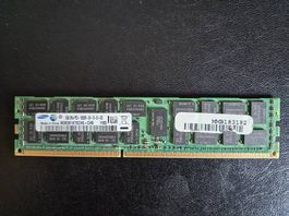 8GB RAM Samsung DDR3 PC3 10600R-09-10-E1-D2